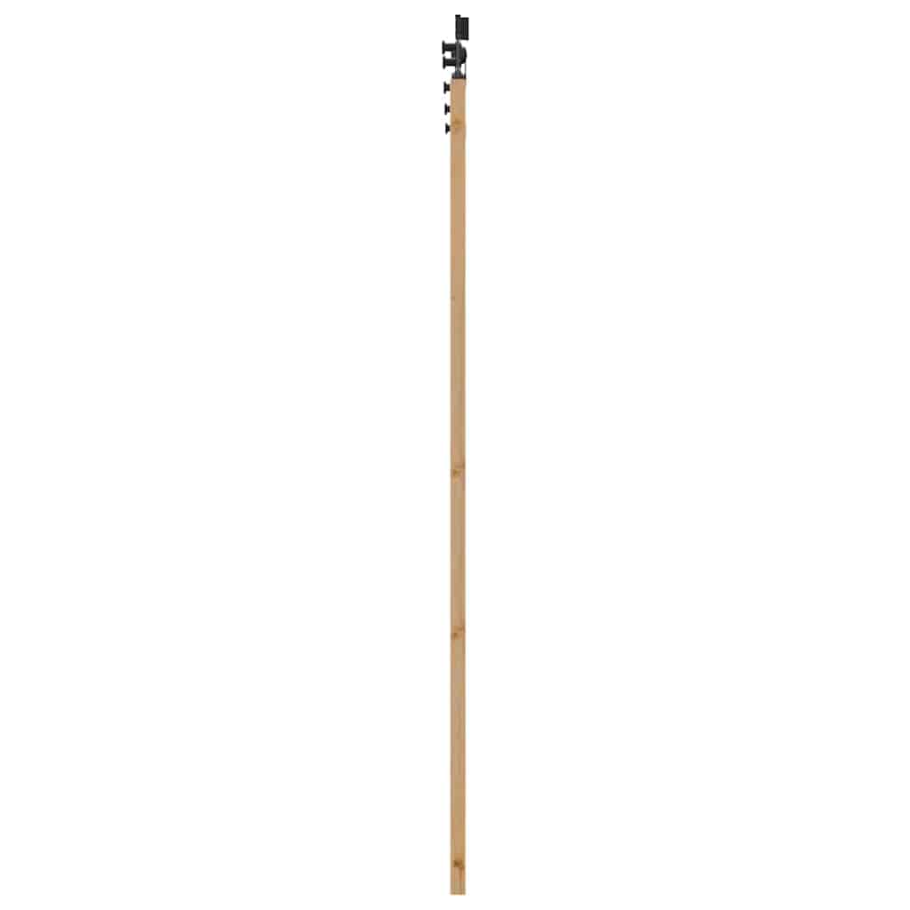 Klizna vrata ORKDAL Prirodna i crna 73,5 x 198,5 cm