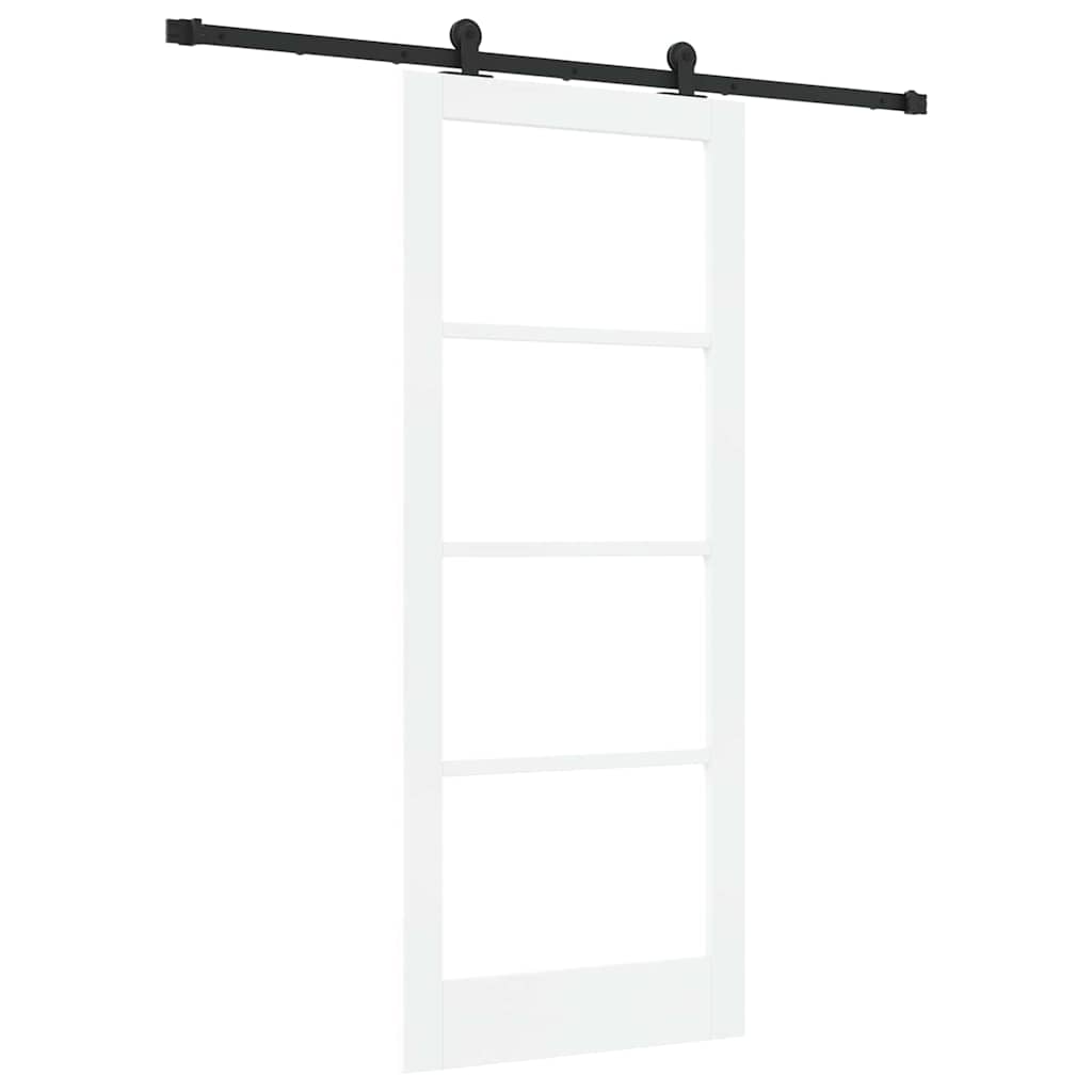 Klizna vrata ORKDAL Bijela i crna 83 x 202 cm