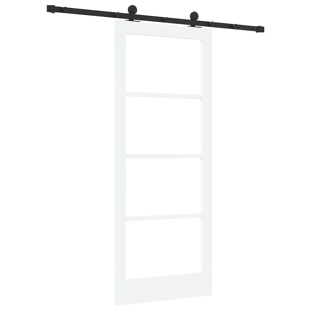 Klizna vrata ORKDAL Bijela i crna 83 x 202 cm