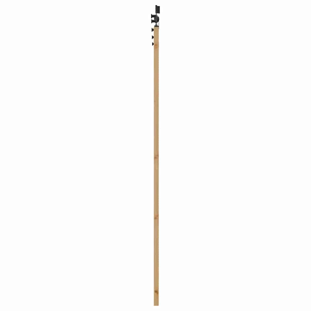 Klizna vrata ORKDAL Prirodna i crna 93 x 211 cm