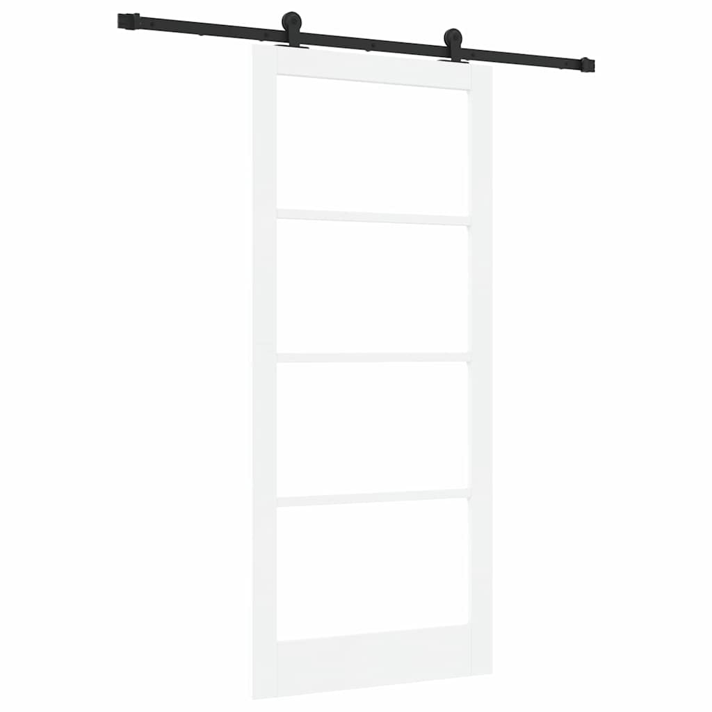 Klizna vrata ORKDAL Bijela i crna 93 x 211 cm