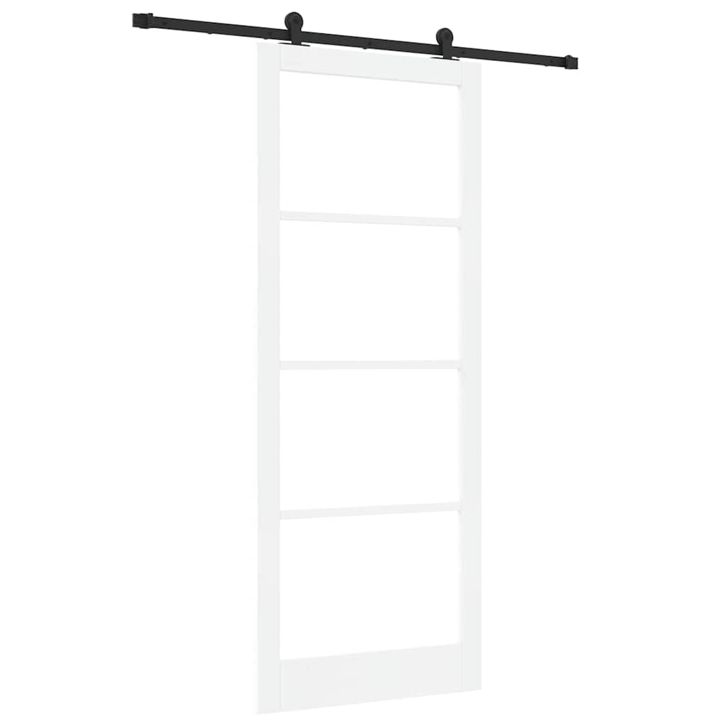 Klizna vrata ORKDAL Bijela i crna 93 x 232 cm