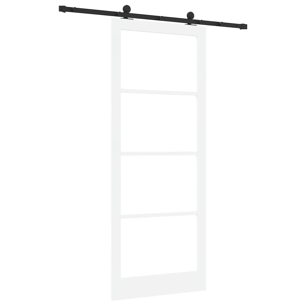Klizna vrata ORKDAL Bijela i crna 93 x 232 cm