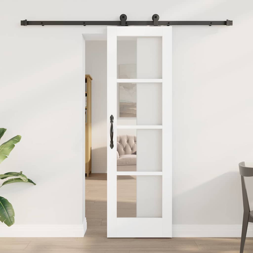 Klizna vrata ORKDAL Bijela i crna 61 x 198,5 cm