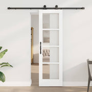 Klizna vrata ORKDAL 61 x 198,5 cm Masivna borovina i staklo