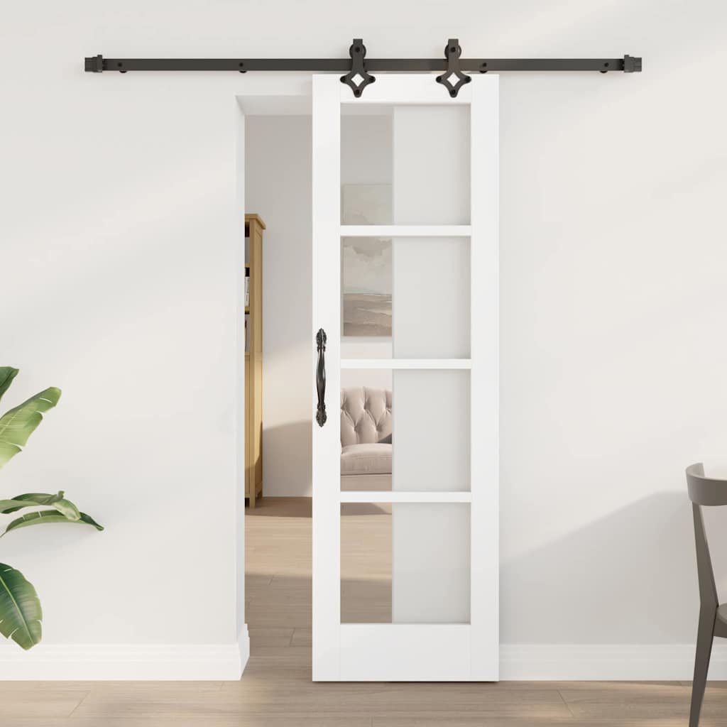 Klizna vrata ORKDAL Bijela i crna 61 x 198,5 cm