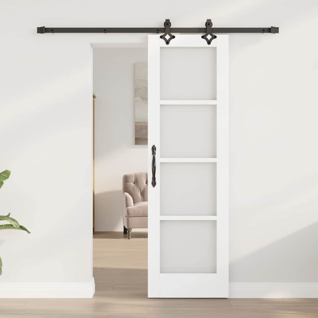 Klizna vrata ORKDAL Bijela i crna 61 x 198,5 cm