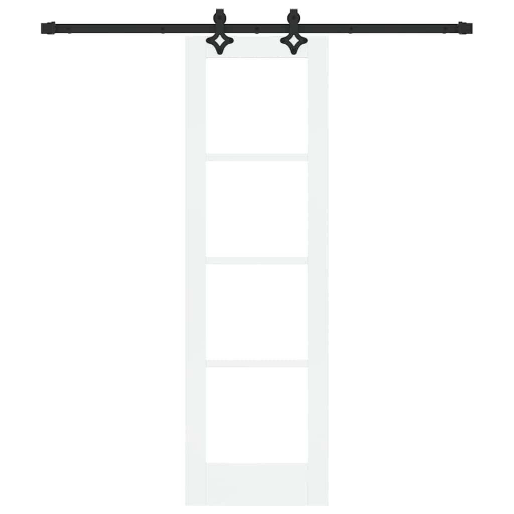 Klizna vrata ORKDAL Bijela i crna 61 x 198,5 cm