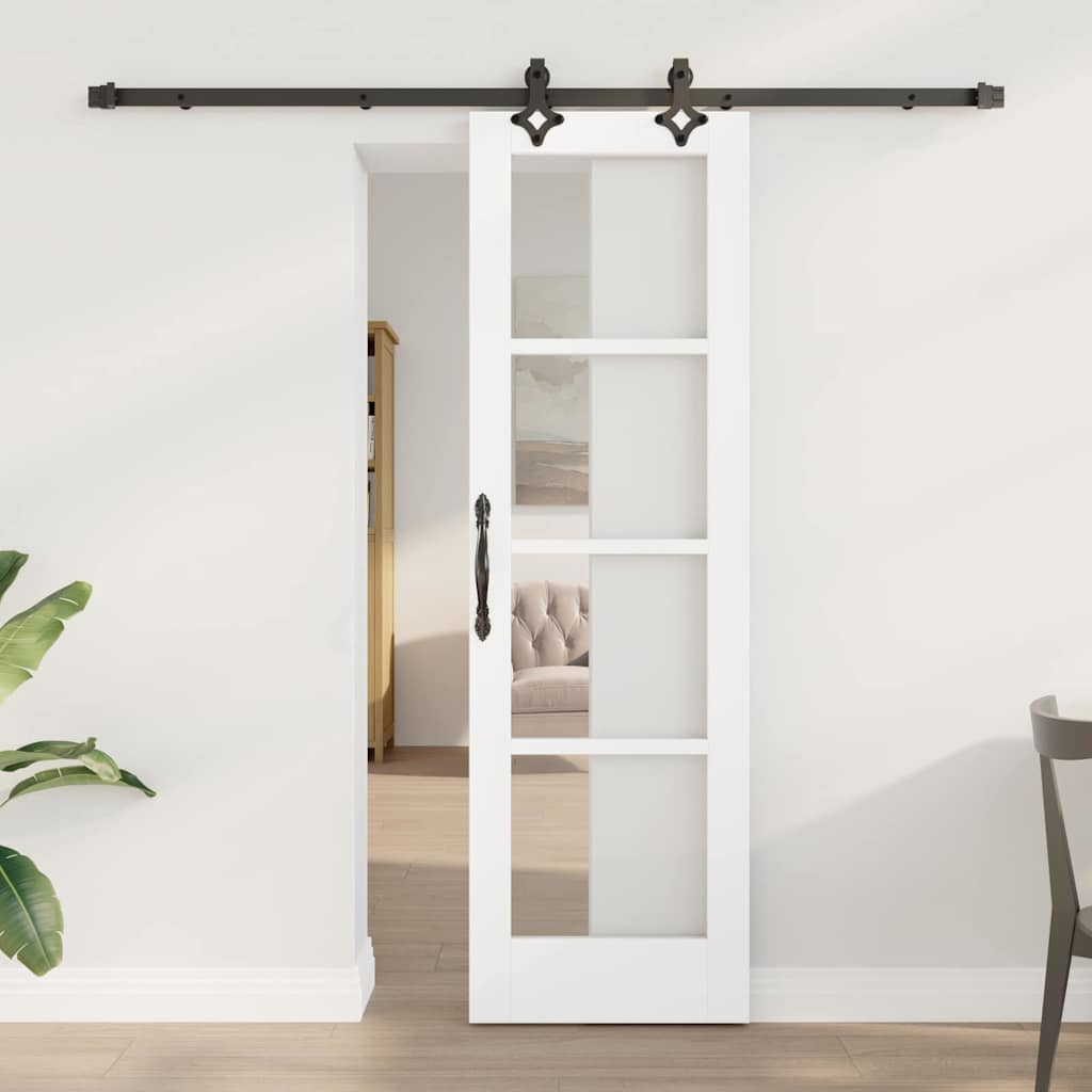 Klizna vrata ORKDAL Bijela i crna 61 x 198,5 cm