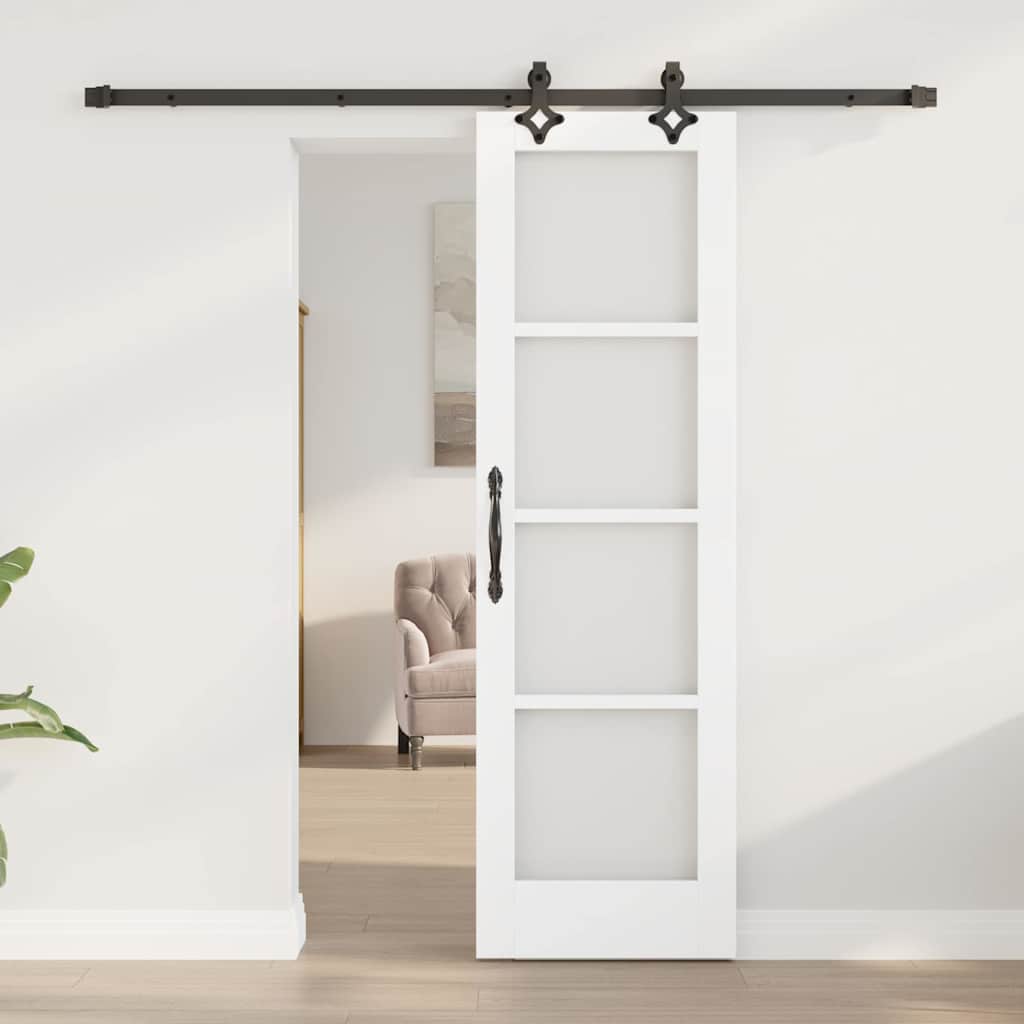 Klizna vrata ORKDAL Bijela i crna 61 x 198,5 cm