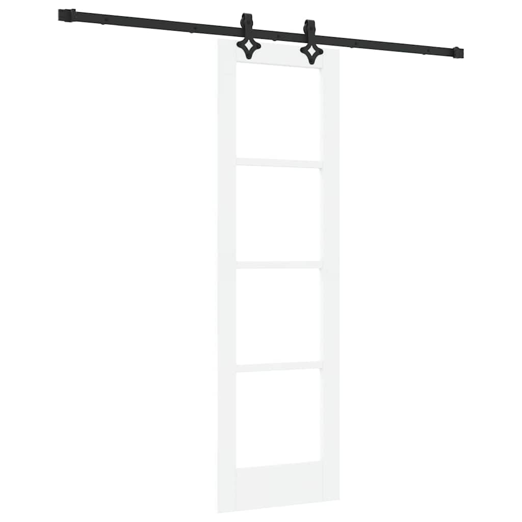 Klizna vrata ORKDAL Bijela i crna 61 x 198,5 cm