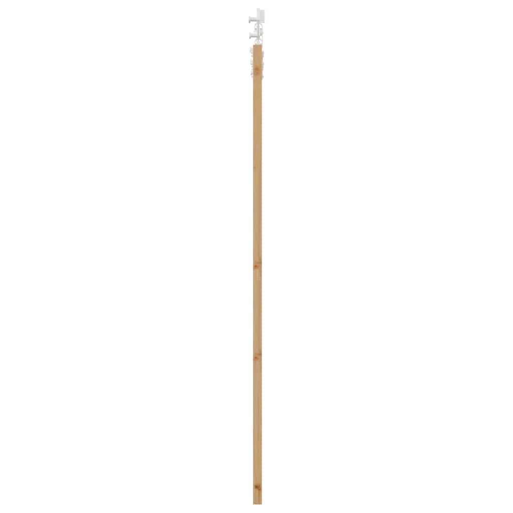 Klizna vrata Prirodna 73,5 x 198,5 cm Masivna borovina i staklo