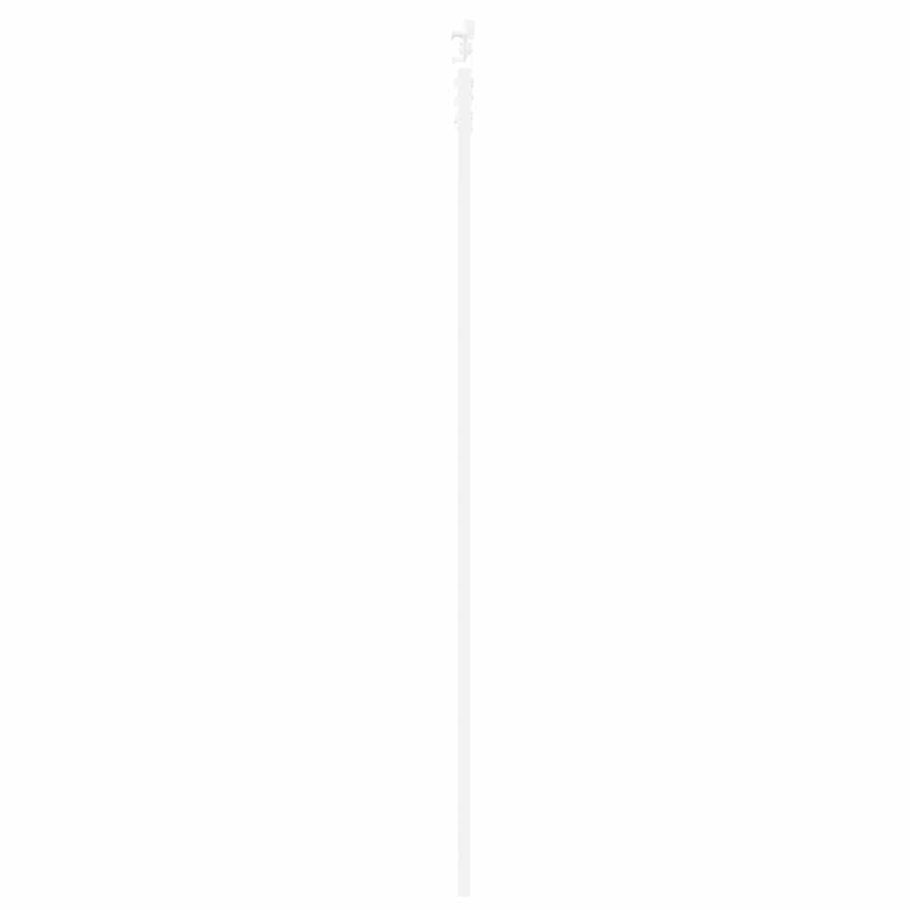 Klizna vrata Bijelo 93 x 232 cm Masivna borovina i staklo