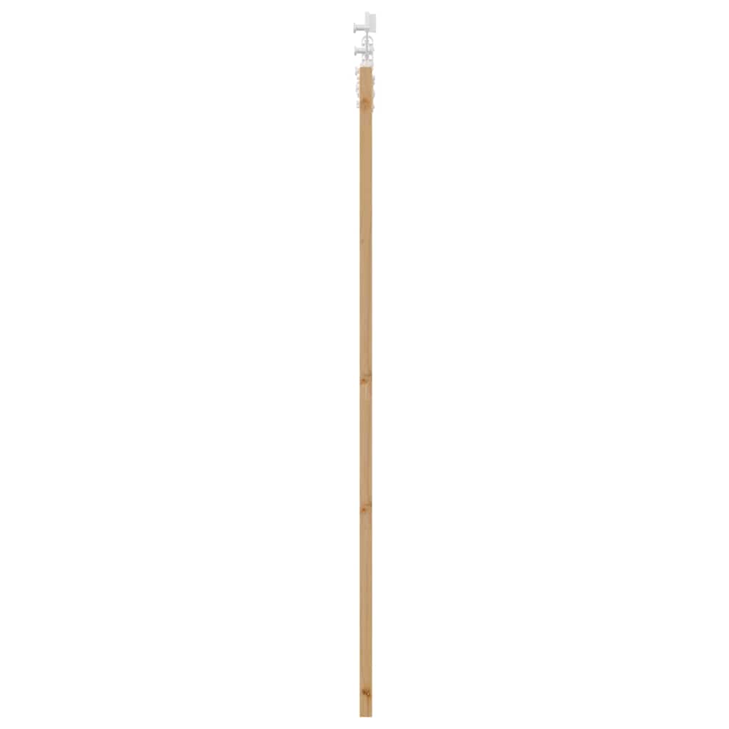 Klizna vrata Prirodna 73,5 x 198,5 cm Masivna borovina i staklo