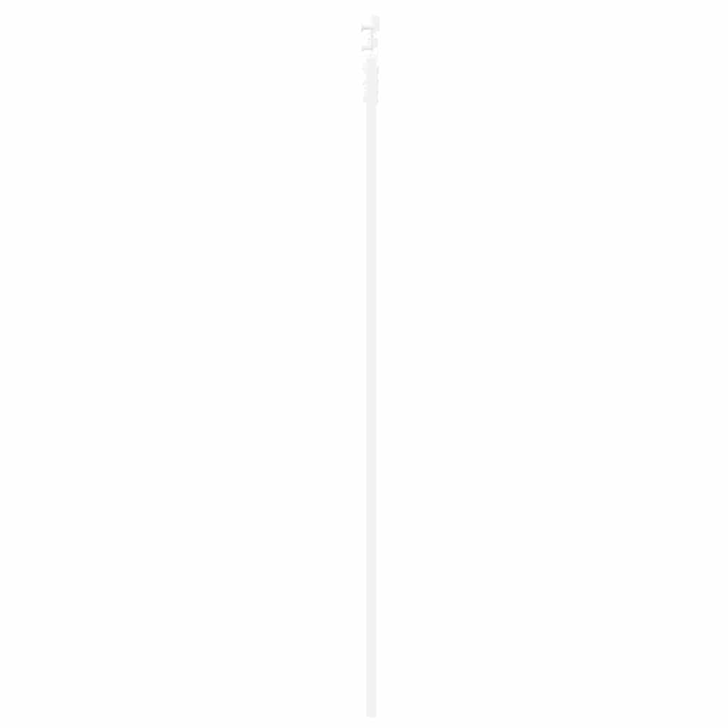 Klizna vrata Bijelo 93 x 232 cm Masivna borovina i staklo