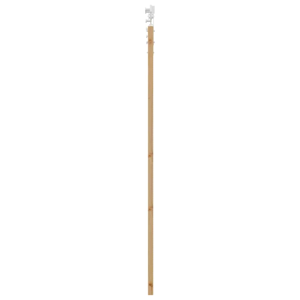 Klizna vrata Prirodna 73,5 x 198,5 cm Masivna borovina i staklo