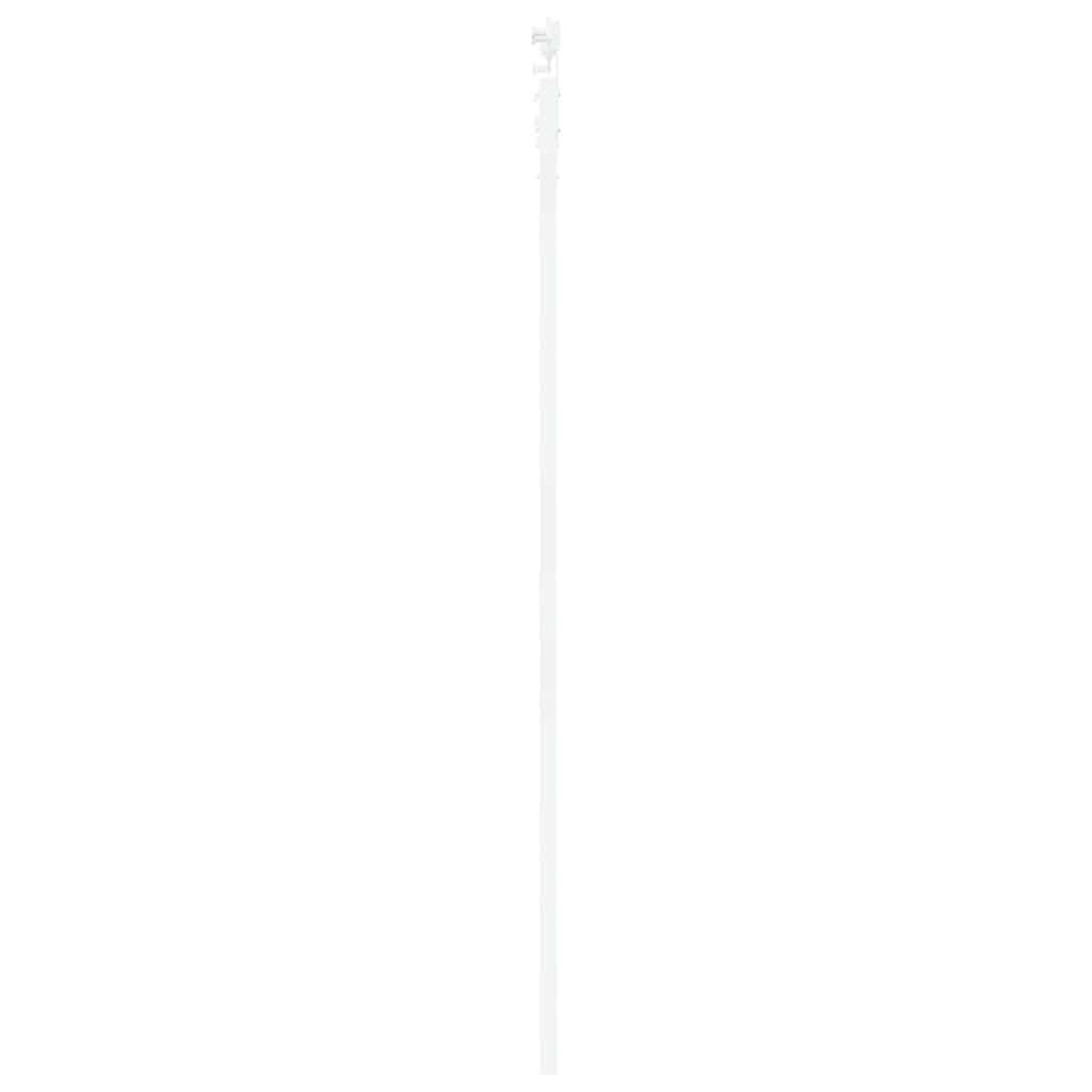 Klizna vrata Bijelo 93 x 232 cm Masivna borovina i staklo