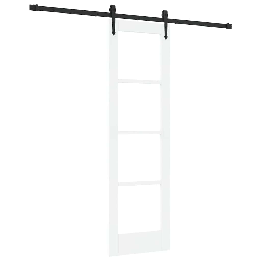 Klizna vrata Bijela i crna 61 x 198,5 cm