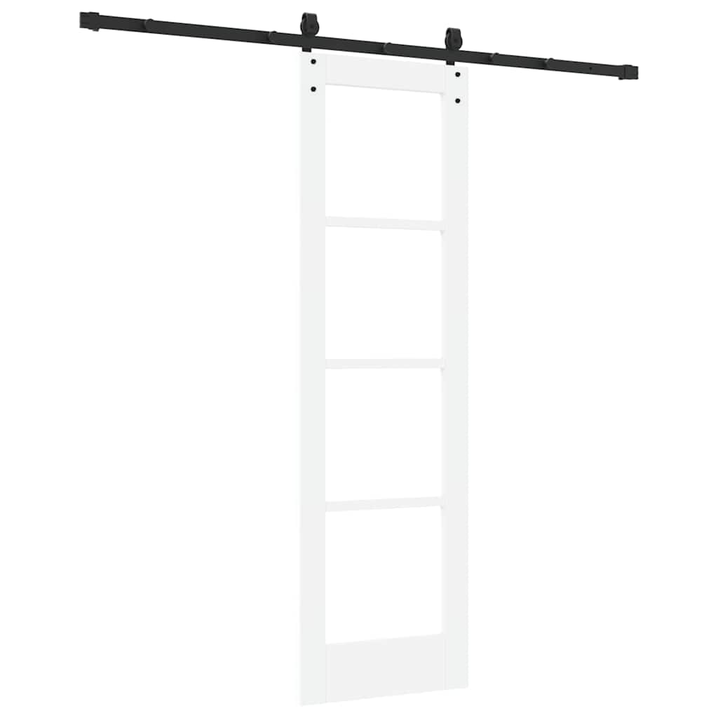 Klizna vrata Bijela i crna 61 x 198,5 cm