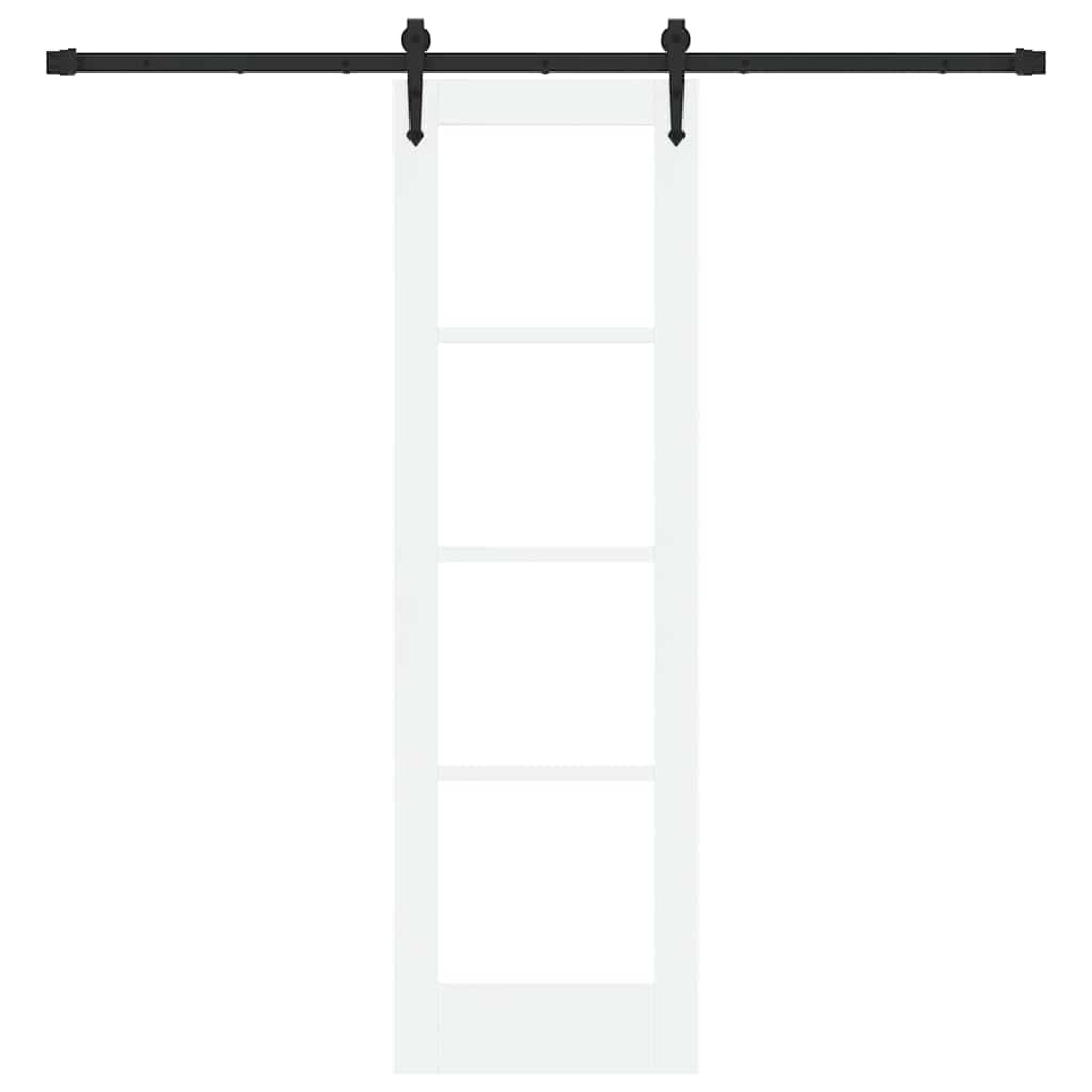 Klizna vrata Bijela i crna 61 x 198,5 cm