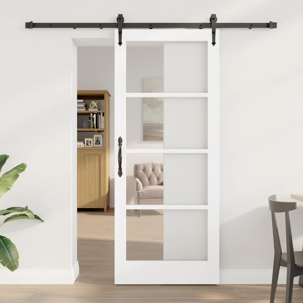 Klizna vrata Bijela i crna 83 x 202 cm