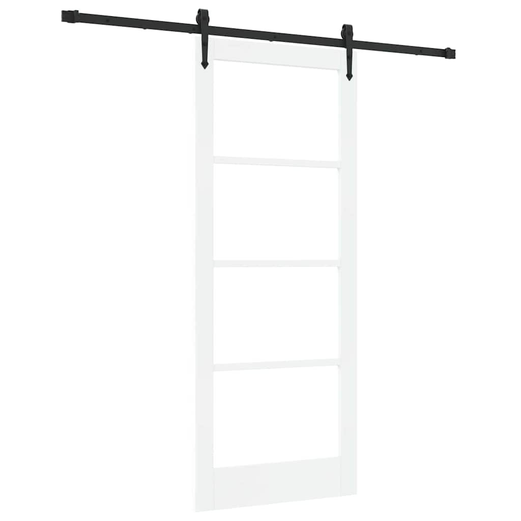 Klizna vrata Bijela i crna 83 x 202 cm