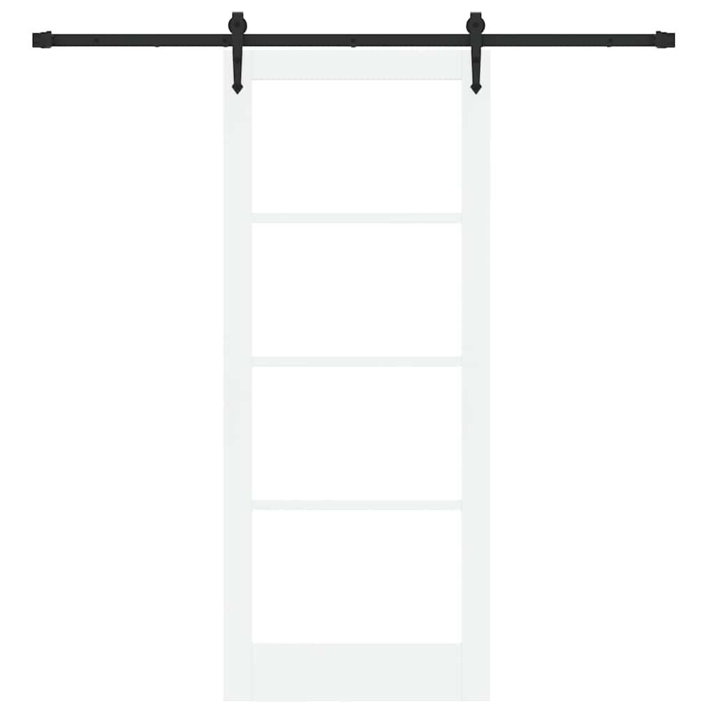 Klizna vrata Bijela i crna 83 x 202 cm