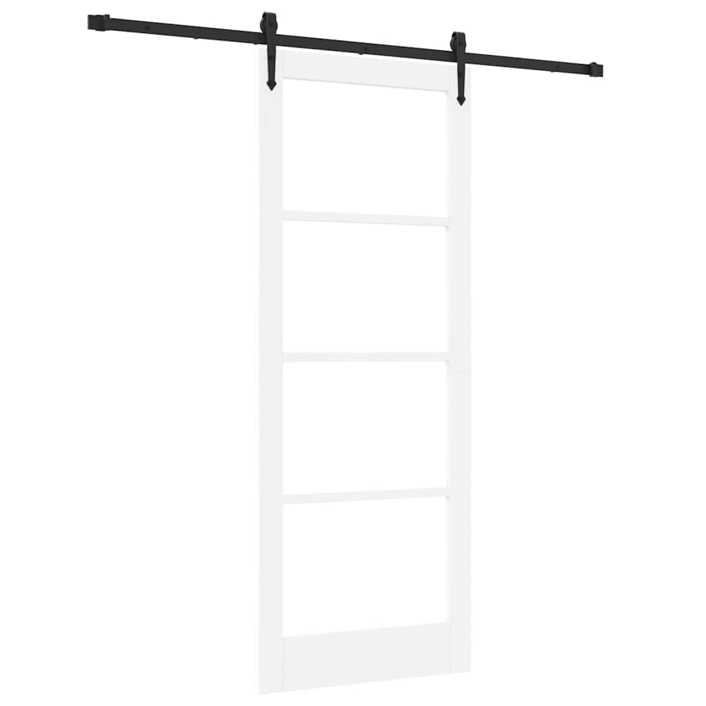 Klizna vrata Bijela i crna 83 x 211 cm