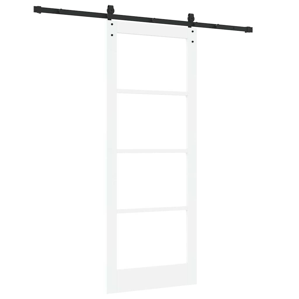 Klizna vrata Bijela i crna 83 x 211 cm