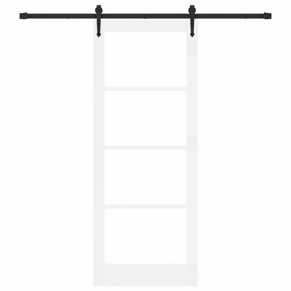 Klizna vrata Bijela i crna 83 x 211 cm