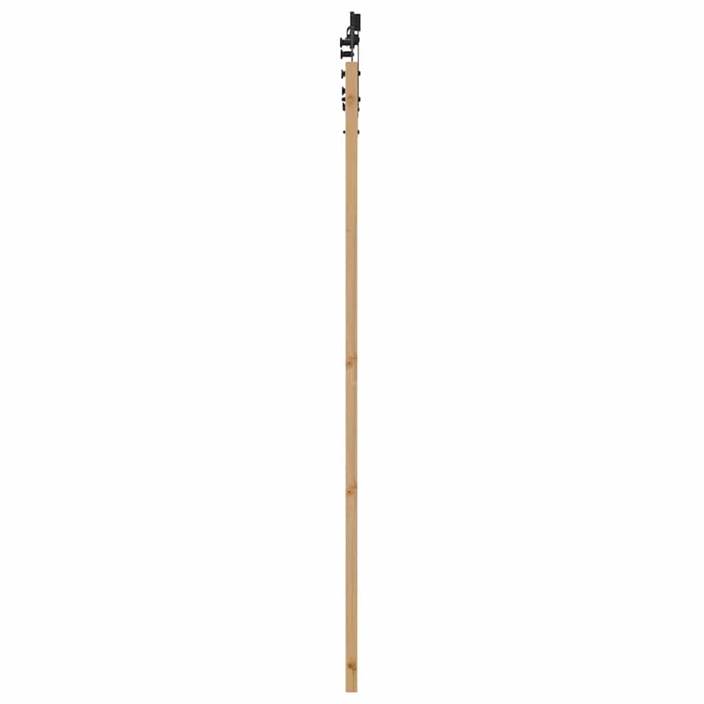 Klizna vrata Prirodna i crna 93 x 202 cm