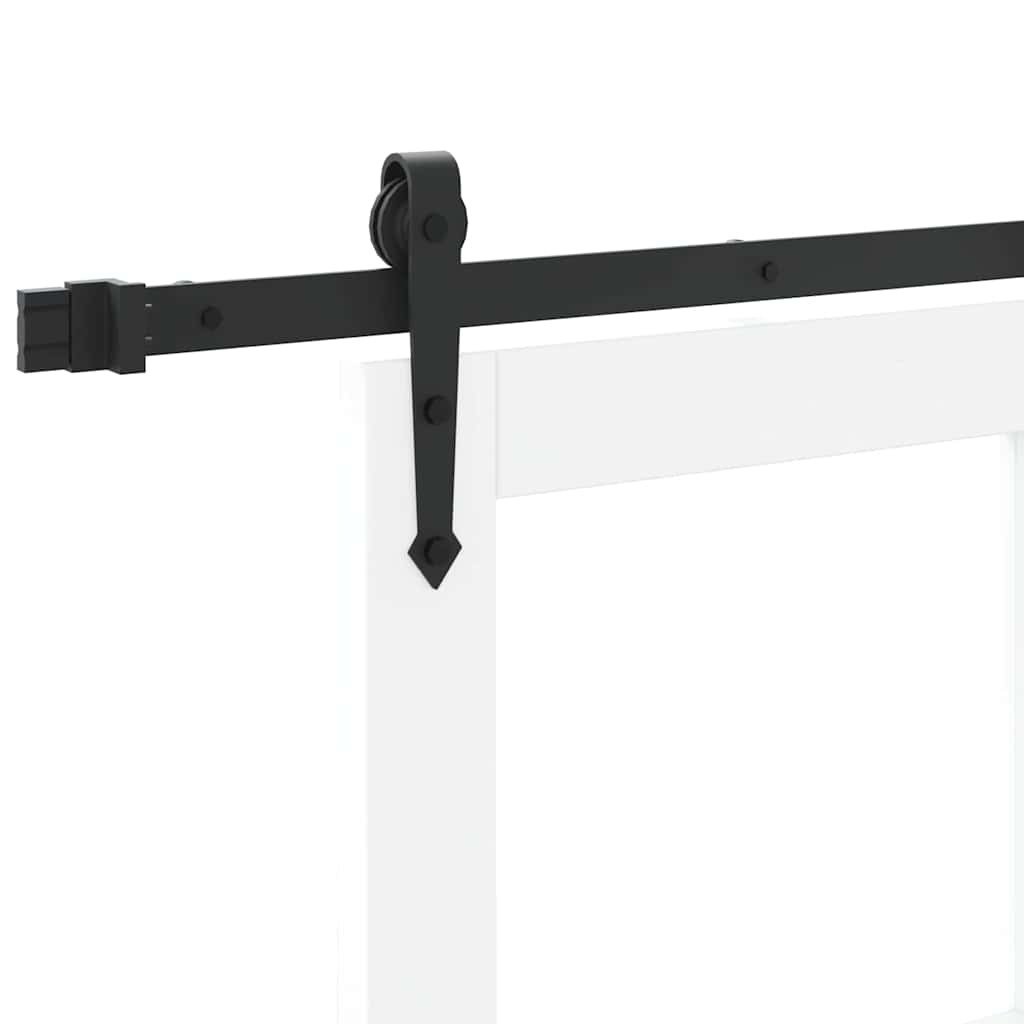 Klizna vrata Bijela i crna 93 x 202 cm