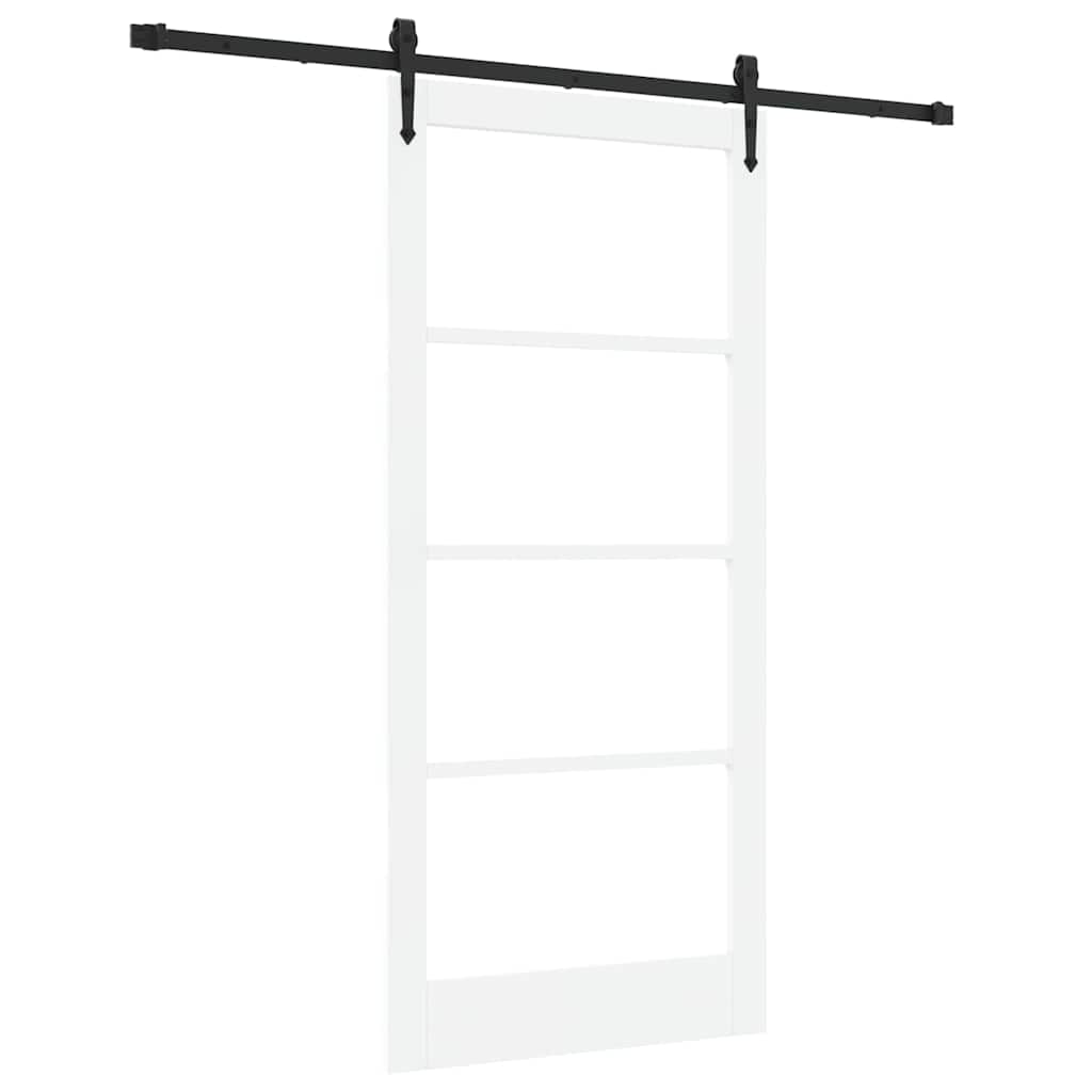 Klizna vrata Bijela i crna 93 x 202 cm