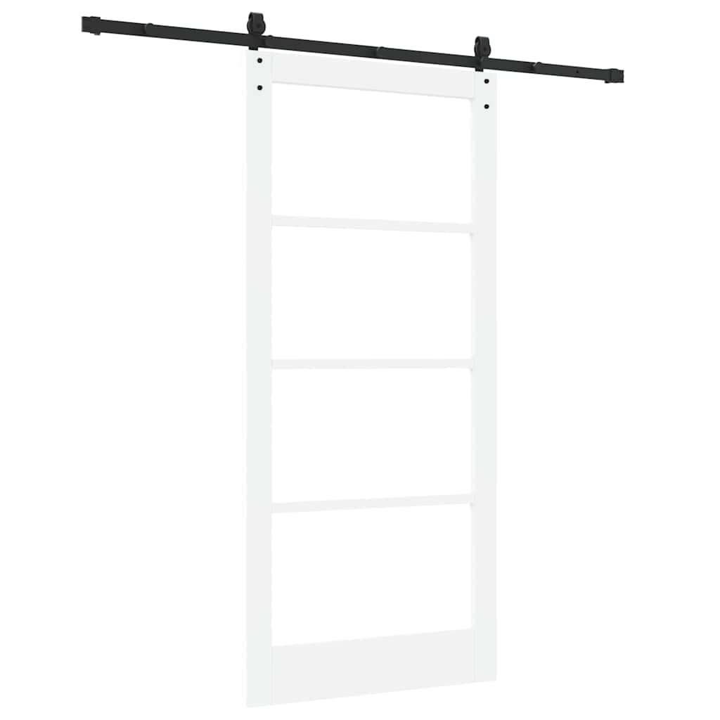 Klizna vrata Bijela i crna 93 x 202 cm