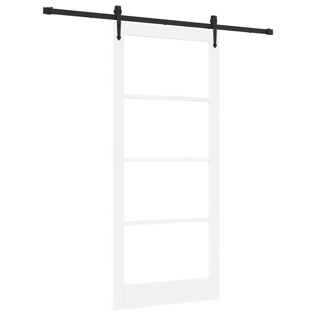 Klizna vrata Bijela i crna 93 x 211 cm