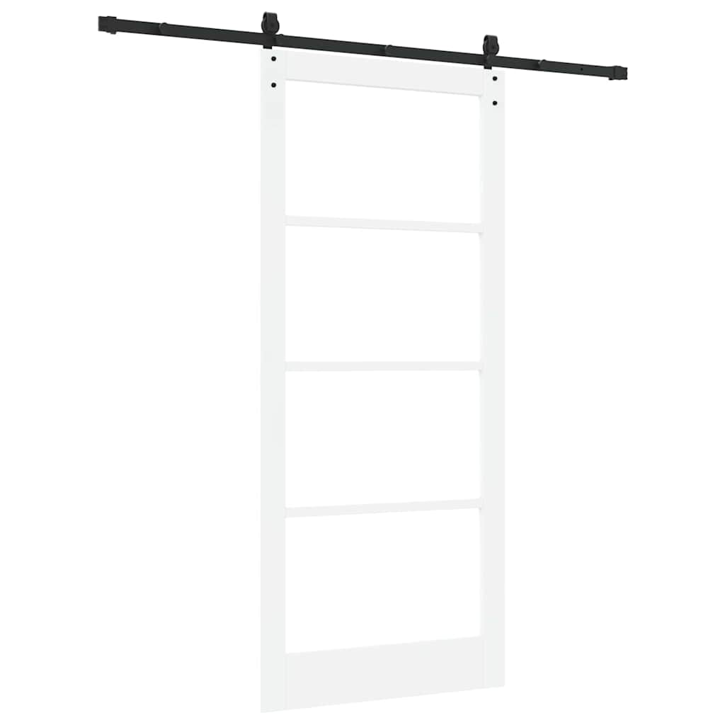 Klizna vrata Bijela i crna 93 x 211 cm