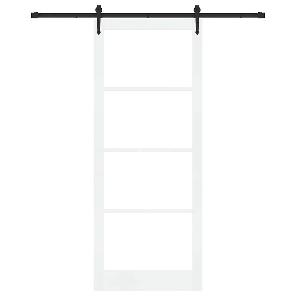 Klizna vrata Bijela i crna 93 x 232 cm