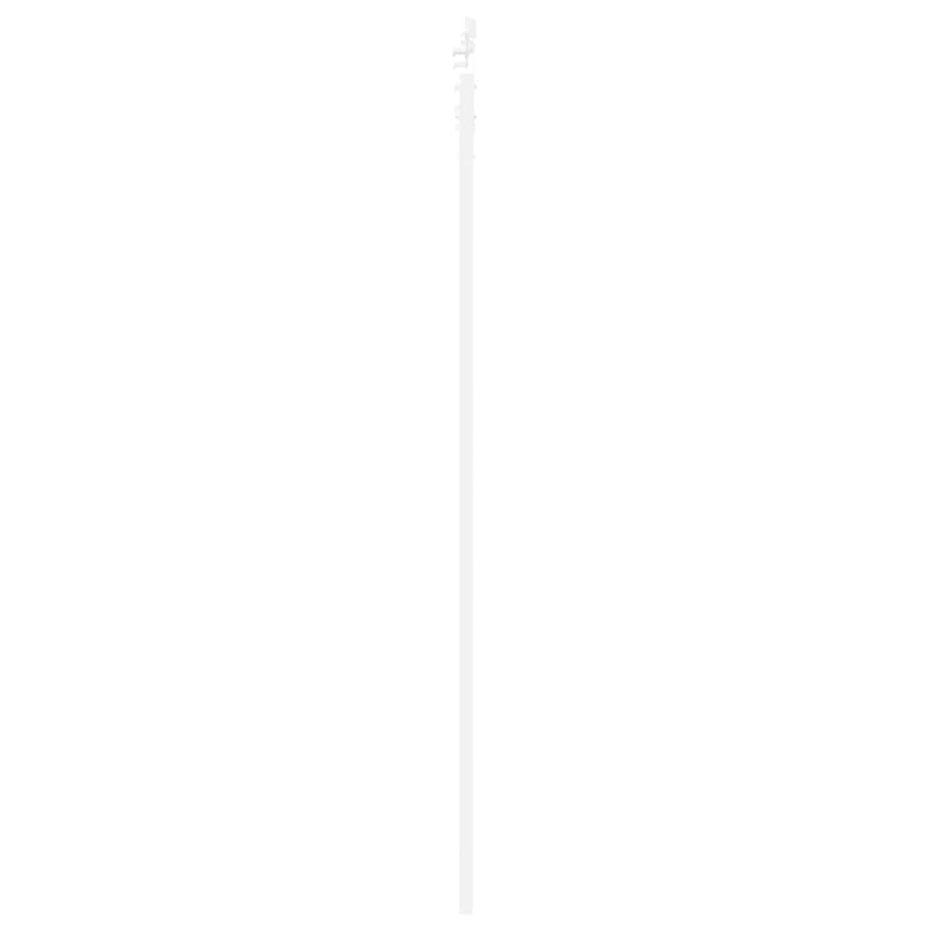 Klizna vrata Bijelo 93 x 232 cm Masivna borovina i staklo