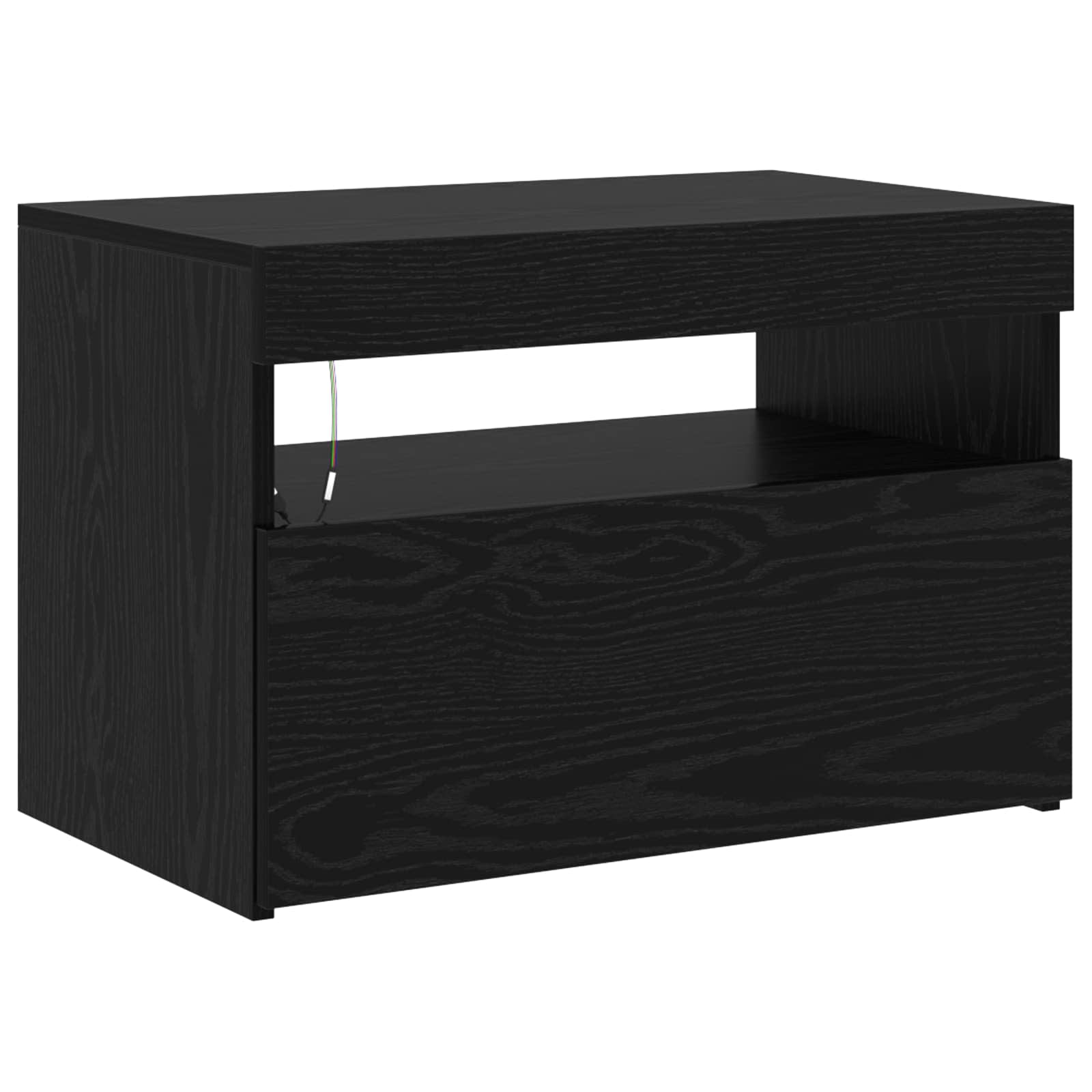 TV ormar 2 pcs Crni hrast 180 x 35 x 40 cm Konstruirano drvo
