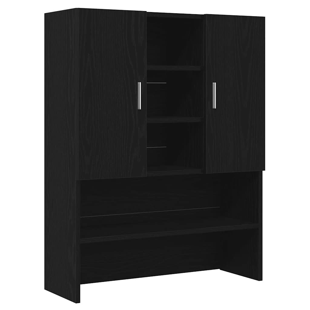 Ormar za perilicu rublja 2 pcs Crni hrast