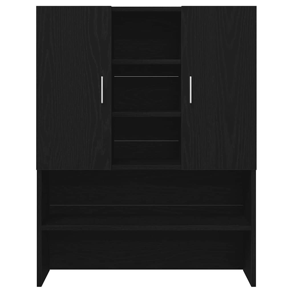 Ormar za perilicu rublja 2 pcs Crni hrast