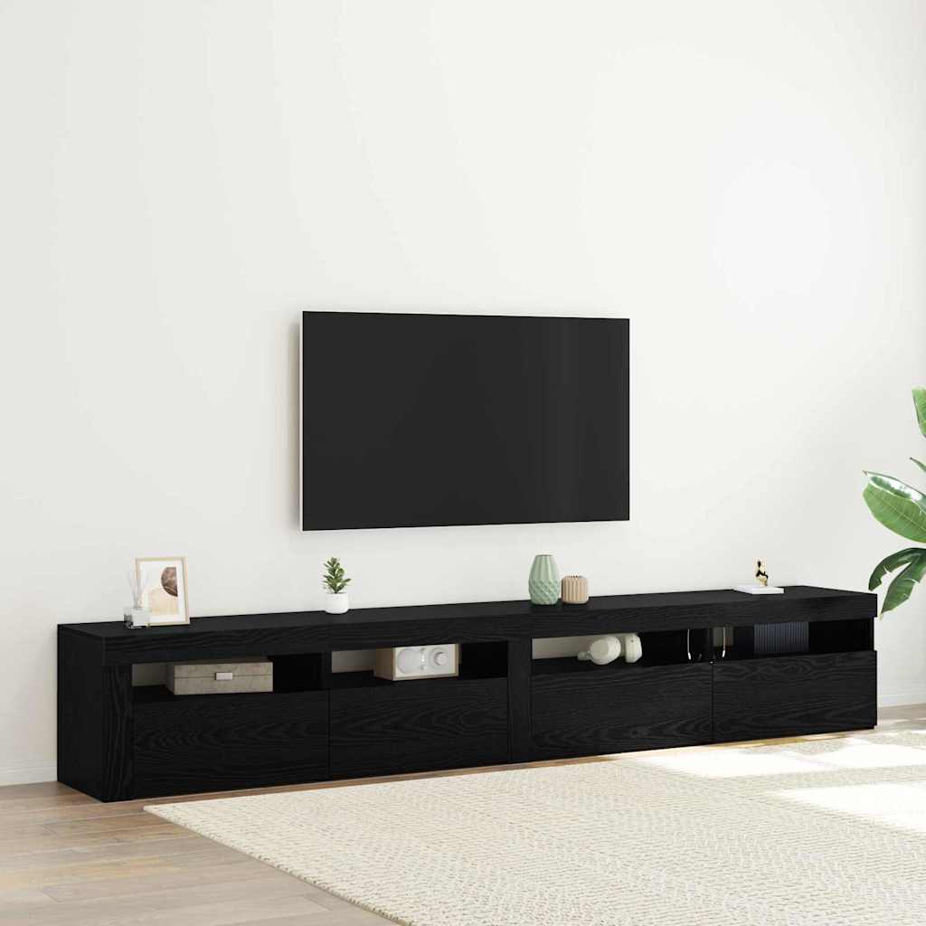 Set TV komoda S LED lampica 3 pcs