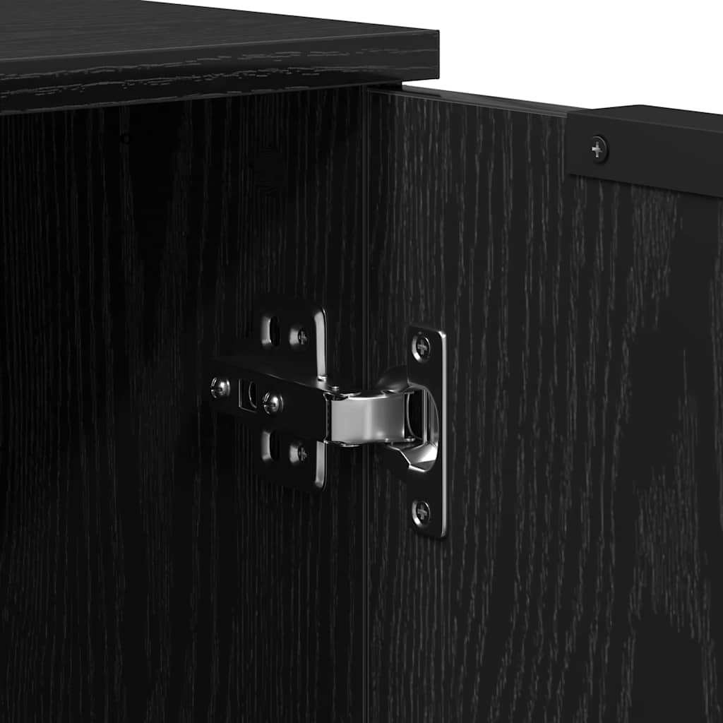 Kreveta s ladicama 2 pcs Crna 70 x 41 x 75 cm Konstruirano drvo