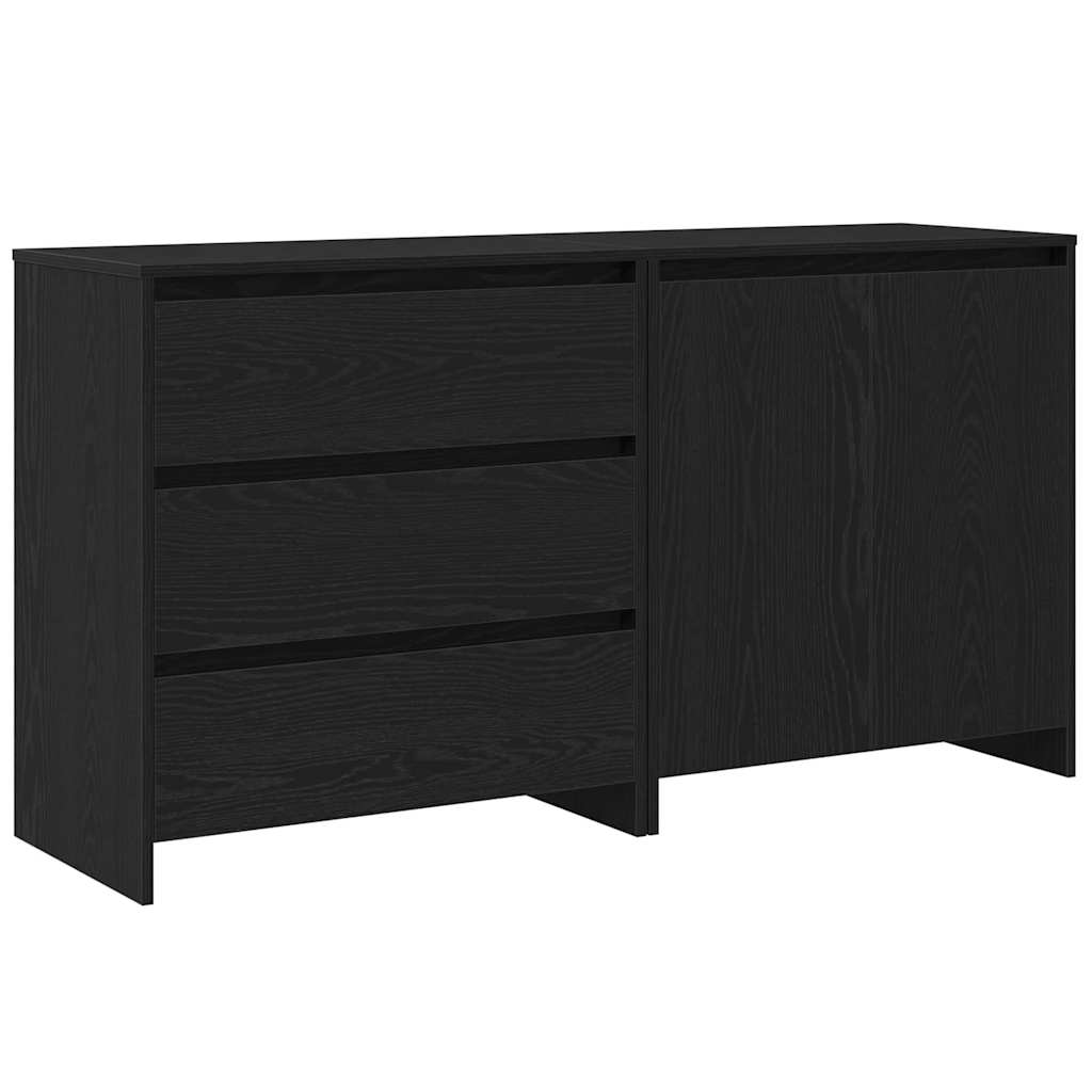 Kreveta s ladicama 2 pcs Crna 70 x 41 x 75 cm Konstruirano drvo