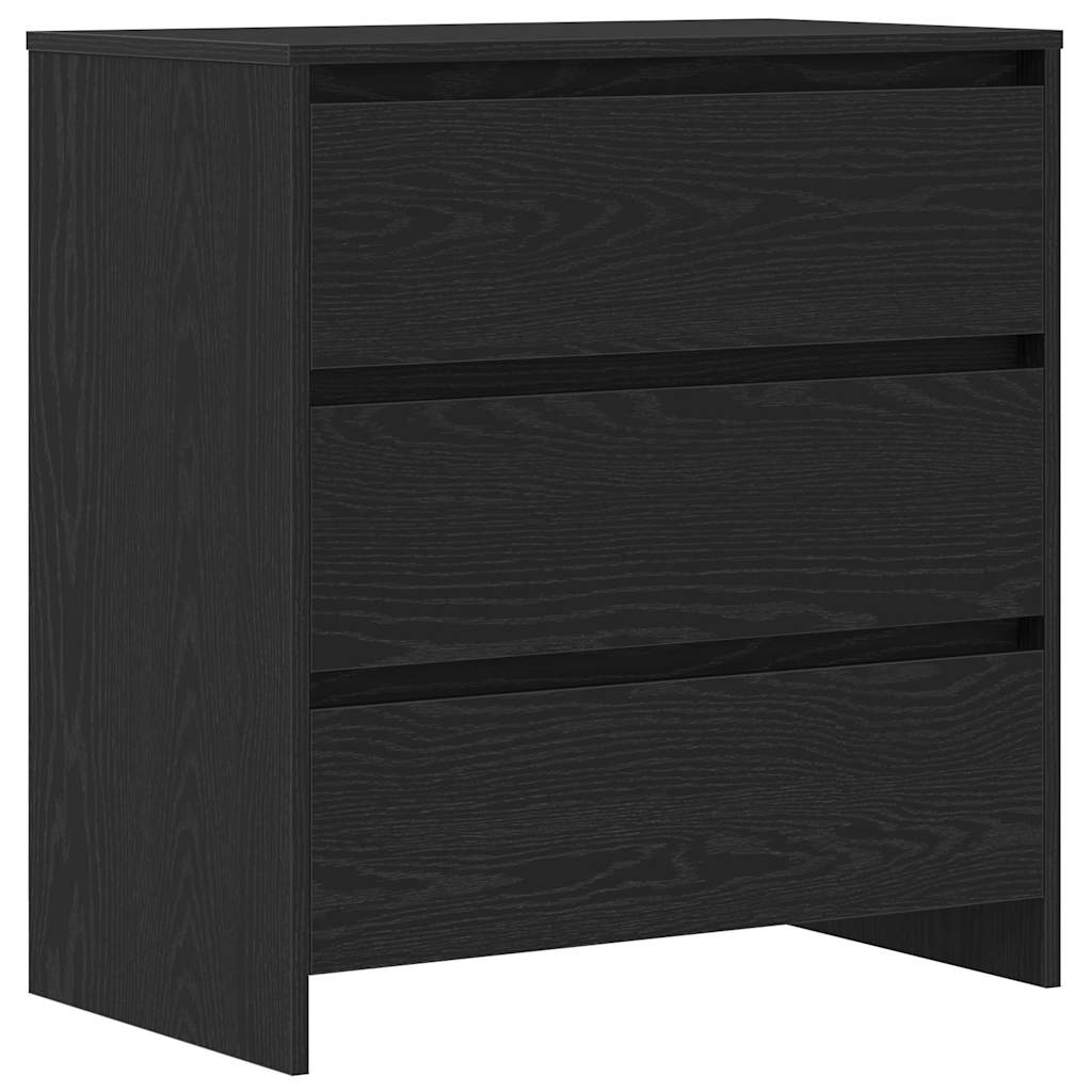 Kreveta s ladicama 2 pcs Crna 70 x 41 x 75 cm Konstruirano drvo