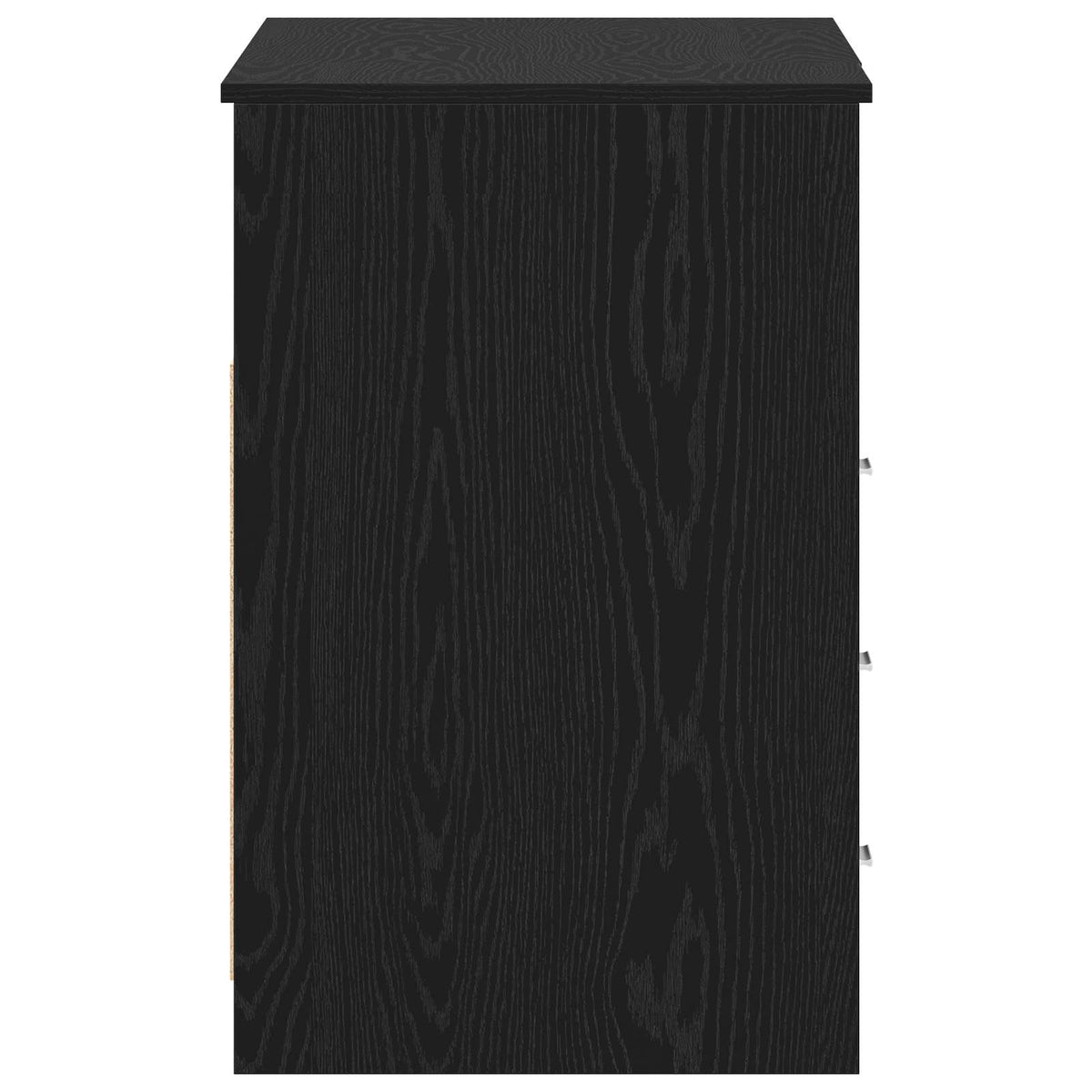 Stol 2 pcs Crni hrast 140 x 50 x 76 cm Konstruirano drvo