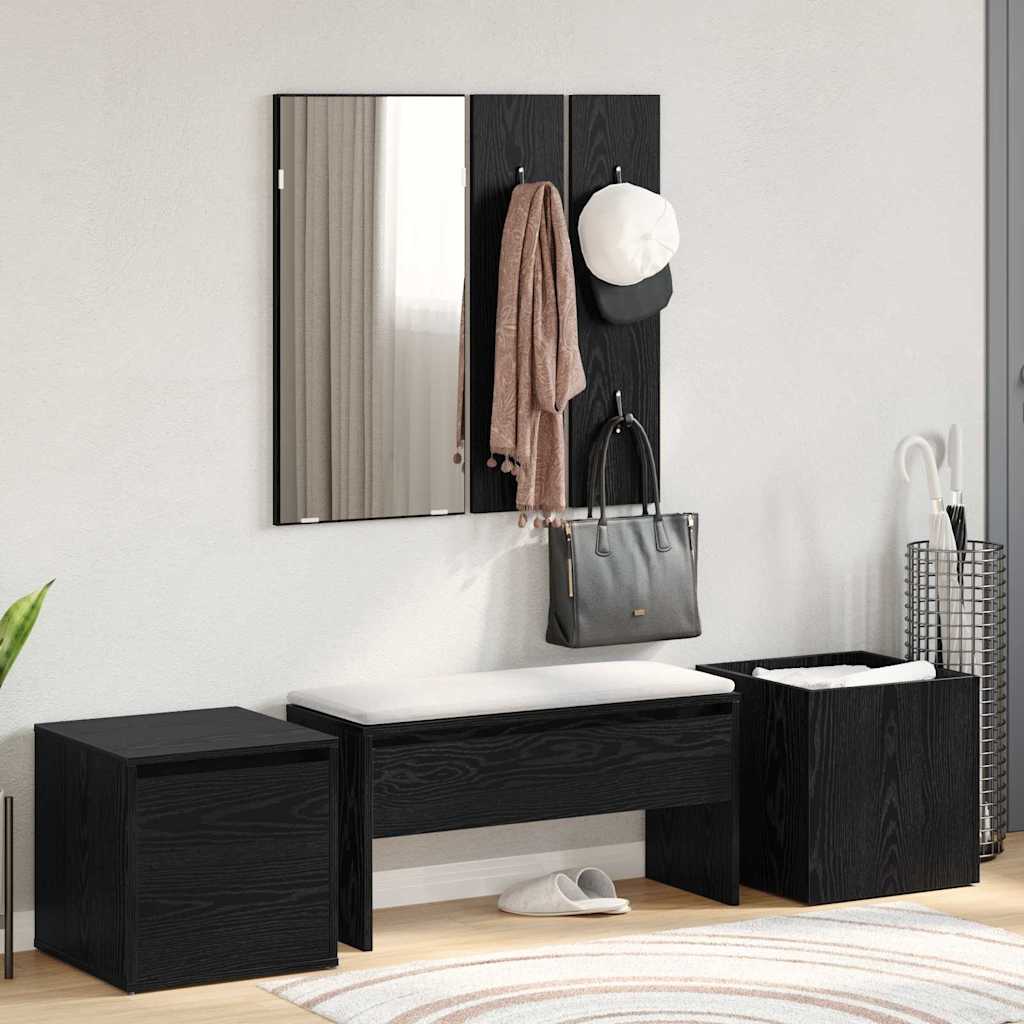 Set namještaja za predsoblje Zidne 6 pcs Konstruirano drvo
