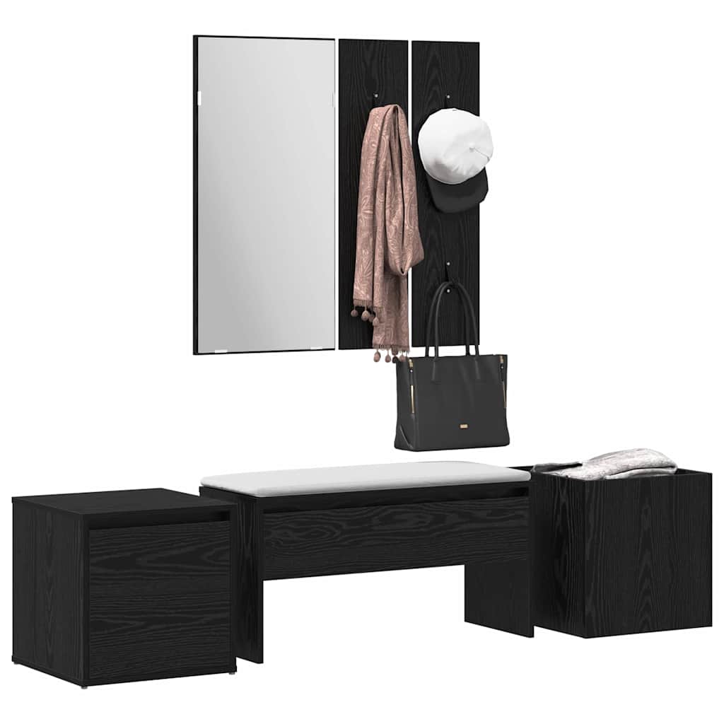 Set namještaja za predsoblje Zidne 6 pcs Konstruirano drvo