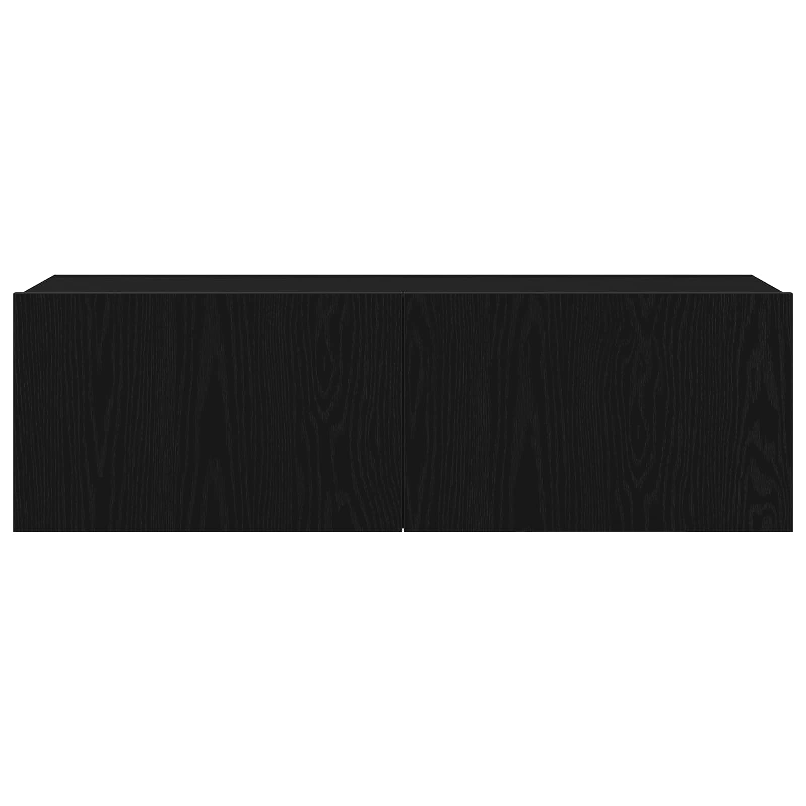 Set TV komoda Zidne 7 pcs Crni hrast 100 x 30 x 30 cm