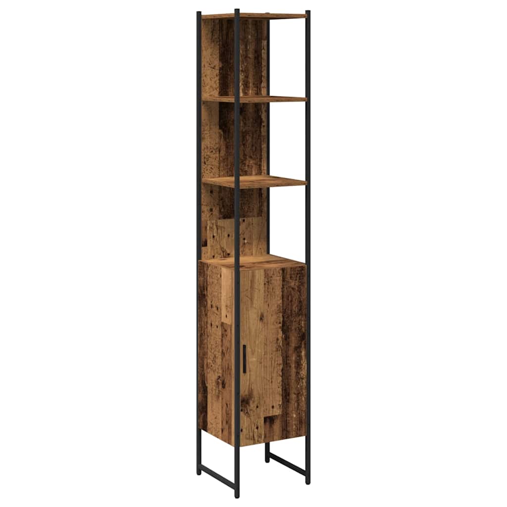 Set namještaja za kupaonicu 4 pcs Smeđa 33 x 33 x 185.5 cm